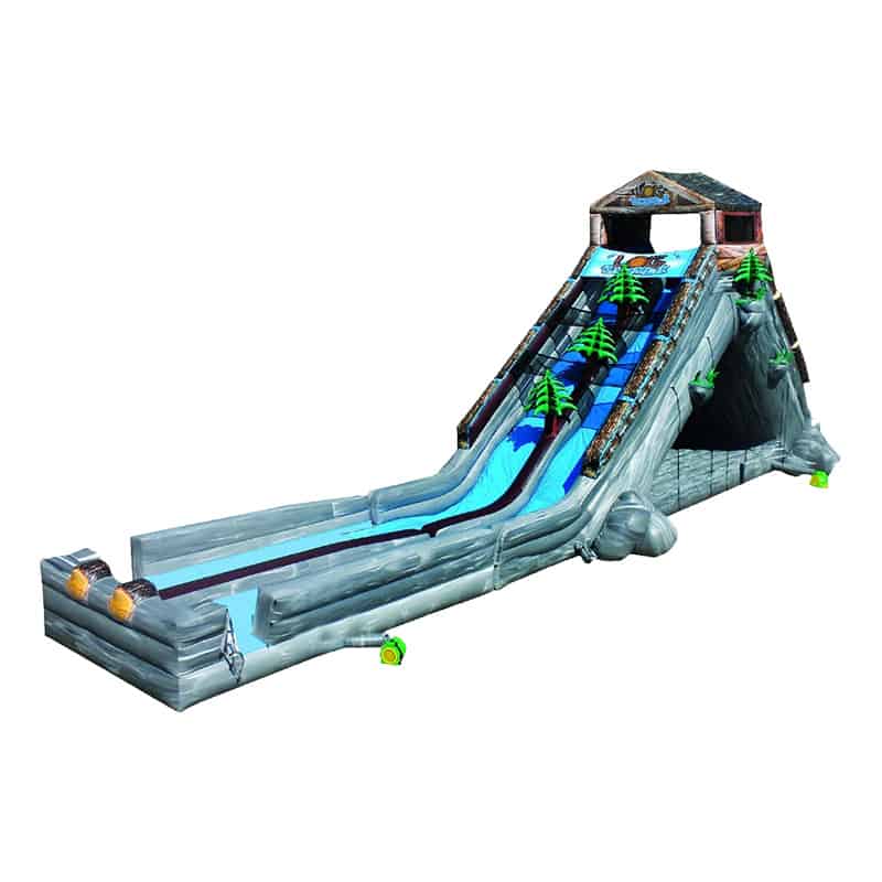 Log jammer water slide